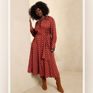 NWT Banana Republic Midi Shirtdress Gorgeous!